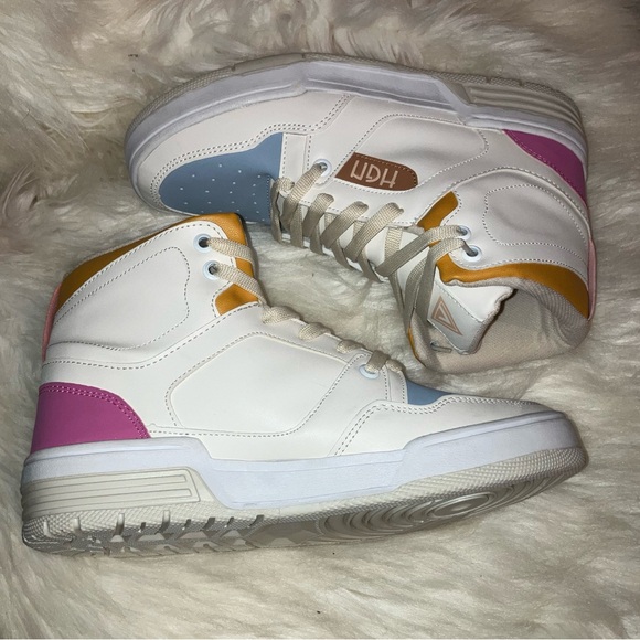 Urban Tennis Halogen by Mr Shu Ankle Boots Beige Sneakers - Picture 15 of 17